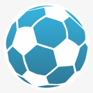 Soccerball Temporary Tattoo - Blue Soccer Ball Png #133652