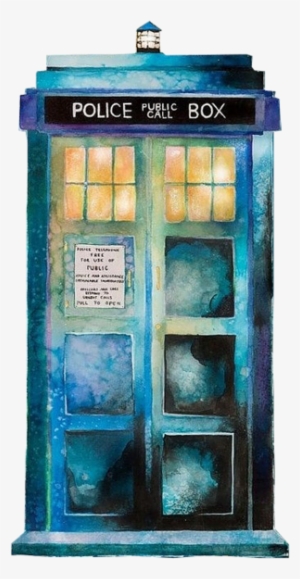 Transparent Tardis Watercolour Banner Download - Dr Who St Patrick's Day #133713 Transparent Tardis Watercolour Banner Download - Dr Who St Patrick's Day #133713