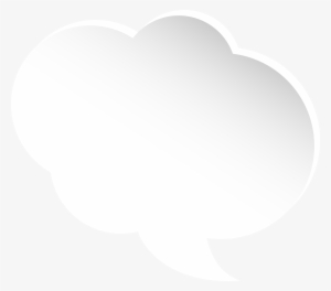White Speech Bubble Png Download - White Bubble Speech Png #134129