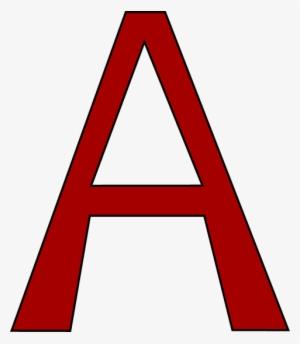 A Clip Art Red Letter A Clip Art Red Letter A Image - Letter A Clipart Red #134454