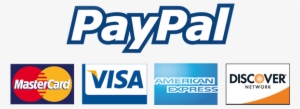 Paypal Credit Card Logo Png - Paypal Visa Mastercard American Express ...