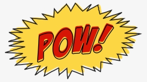 Pow Comic Book Sound Effect No Background Icons Png - Sound Effect Clipart #134947