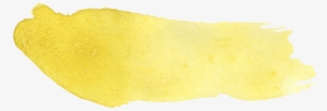 Yellow Watercolor Png Picture Black And White Download - Yellow Watercolor Brush Stroke Png #134967