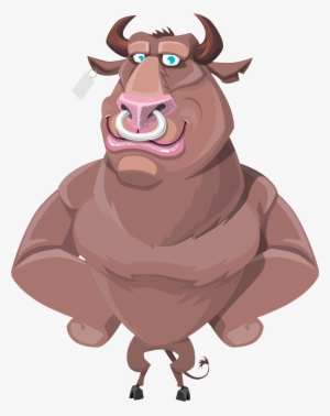 Bull Vector Png Transparent Image - Bull Transparent #135044