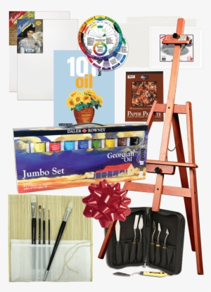 Rex Art Premium Oil Painting Gift Set - Rex Art Acrylic Painting Gift Set #135117