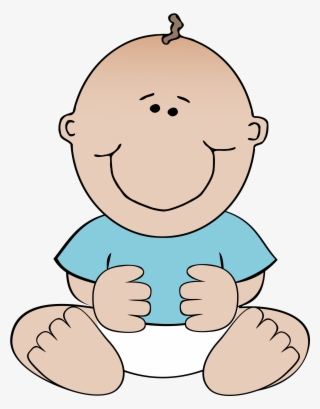 Graphic Library Library Bald Clipart Bald Baby - Baby Boy Clip Art #135141