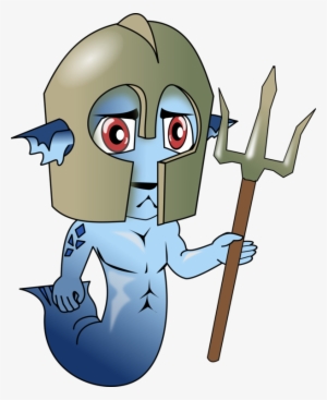 The Little Mermaid Merman Ariel Download - Mermaid Man Clipart #135158