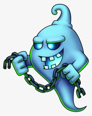 Halloween Clipart Loves - Dibujo Cadena Fantasma #135410