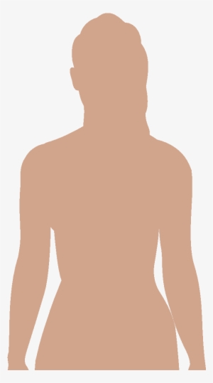 File - Female Shadow - Upper - Female Human Body Png #135707