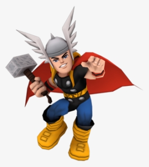 Thor Comic Png Image - Marvel Super Hero Squad Thor #135827