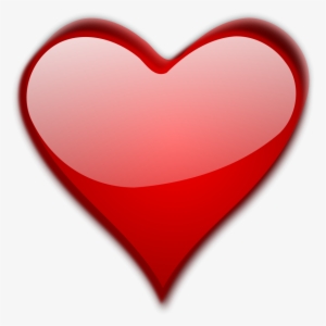 Heart Gloss 1 Clipart, Vector Clip Art Online, Royalty - Transparent Background Heart Png #135917