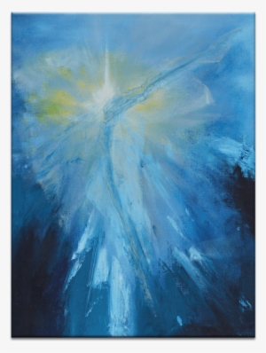 Blue Flame - Modern Art #136622