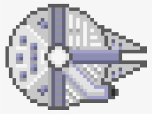 Millennium Falcon - Millennium Falcon Pixel Art #136668