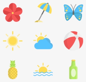 Summertime Set - Summer Icon Vector Png #136733