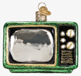 Old World Christmas Retro Look Tube Tv Christmas Holiday #136783