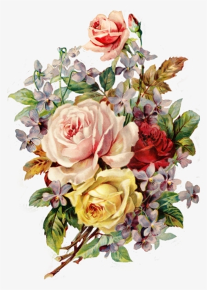 Vintage Flower Png - Vintage Flowers Png #136828