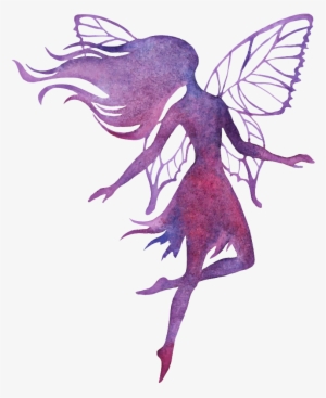 Fairy Png - Fairy Silhouette Png Purple #136899