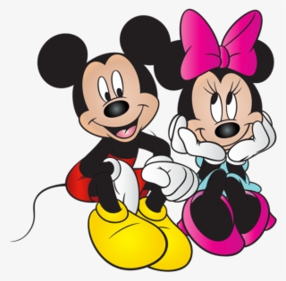 Mickey And Minnie Mouse Free Png Clip Art Image - Mickey Mouse Y Minnie #137336