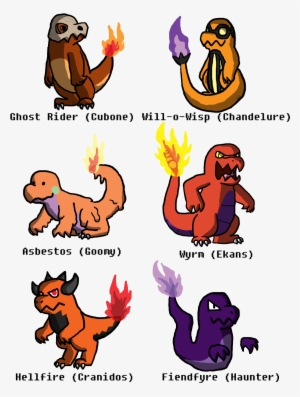 “some Spooky Charmander Breeding Variations ” - Charmander #137924