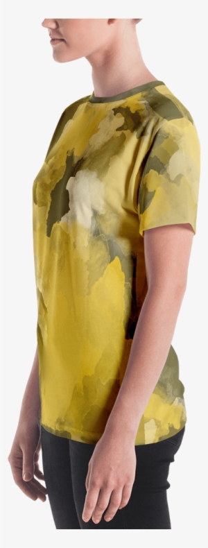 Yellow Orche Watercolor Women's T Shirt T Shirt Zazuze - T-shirt #137951