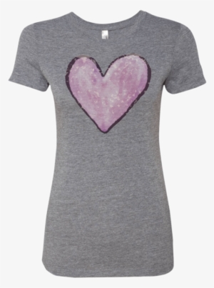 Watercolor Heart - Women's T-shirt - Shirt #138097