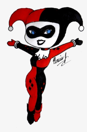 Clip Free Chibi By Pdj On Deviantart - Cute Harley Quinn And Joker Drawings #138119