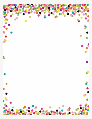 Confetti Border #138215 Confetti Border #138215