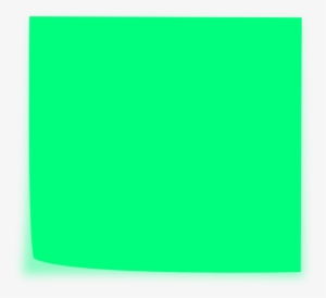 Green Sticky Note Png #138370