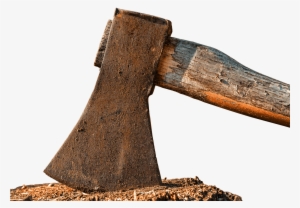 Axed From Amazon - Axe On Tree Png #138469