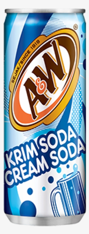 A And W Cream Soda - A&w Root Beer, 12 Oz. Cans, 24/pack, White #138696