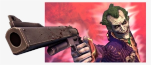 Joker With Gun Photo - Batman Arkham Asylum Joker Png #138729