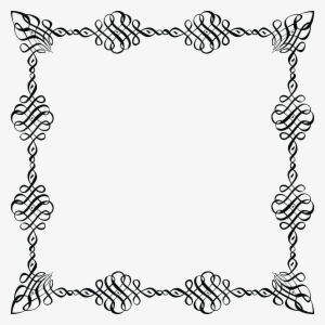 Similar Galleries Swirl Png Elegant Swirl Border Fancy - Borders With Transparent Backgrounds #138889