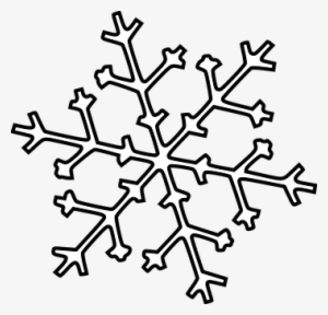 Fall White Winter Christmas Snow Snowflake - Snowflake Outline Black And White #139500