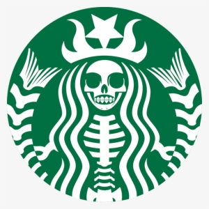 Skeleton Starbucks Logo Png - Starbucks Skeleton Logo #139675
