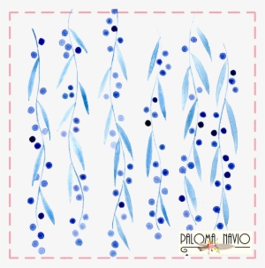Blue Leaves By Paloma Navio - Creative Arts #139719