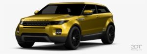 Range Rover Evoque 3 Door Crossover 2012 Tuning - Range Rover Yellow Png #1300399