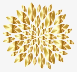 Flower Petal Gold Rose - Clip Art #1300496