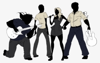 Band Png Hd - Band Playing Silhouette Png #1300871