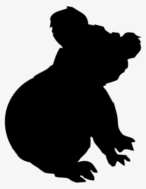 Koala Silhouette Comments - Silhouette Animals #1301711