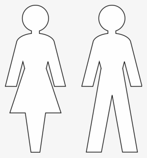 File - Restroom Symbols - Svg - White Toilet Symbol Png #1302084