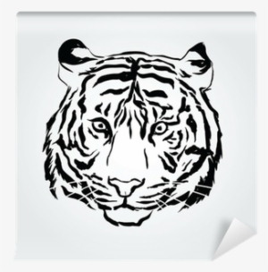 Silhouette Tete De Tigre #1302177