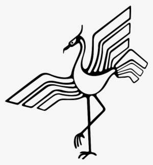 Stork, Beak, Bird, Feathers, Plumes, Black, Outline - Burung Bangau Png #1302275