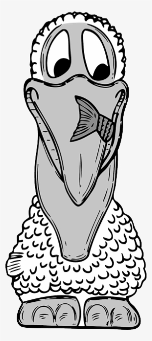 Mb Image/png - Custom Pelican Cartoon Shower Curtain #1302408