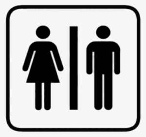 Image Royalty Free Toilet Sign Transparent Png - Man And Woman Vector #1302410