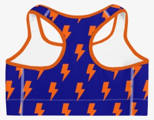 Orange Blue Lightning Bolts Sports - Orange #1302834