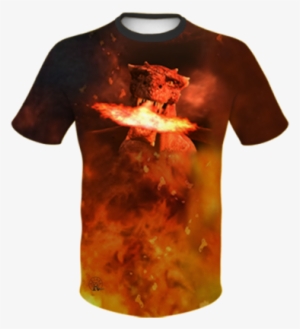 Fire Breath T-shirt - Jacks Outlet Fire-breathing Dragon School Backpack, #1302966