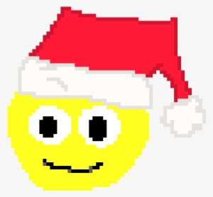 Emoji Wearing Christmas Hat - Smiley #1302970