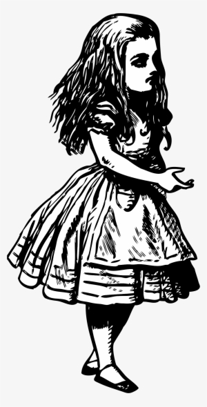 Breath Drawing Line - Alice In Wonderland Vintage Png #1303316