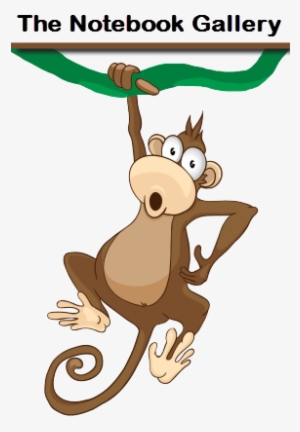 Numbers Clipart Monkey - Animal Hanging Cartoon #1303505