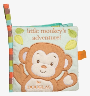 Douglas Baby Monkey Soft Activity Book - Book Monkey Baby #1303672